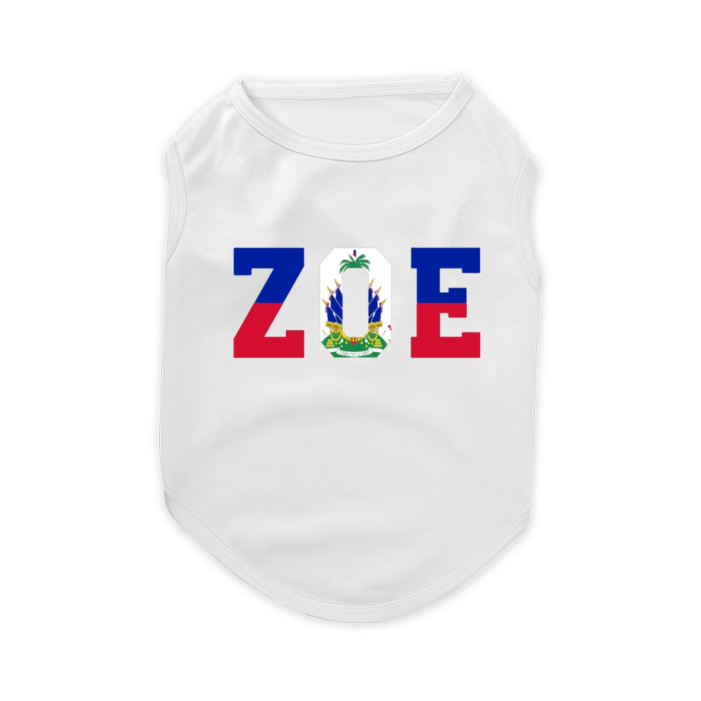 Haitian Zoe- - Haitian pride for haitian flag day Pet T-Shirt