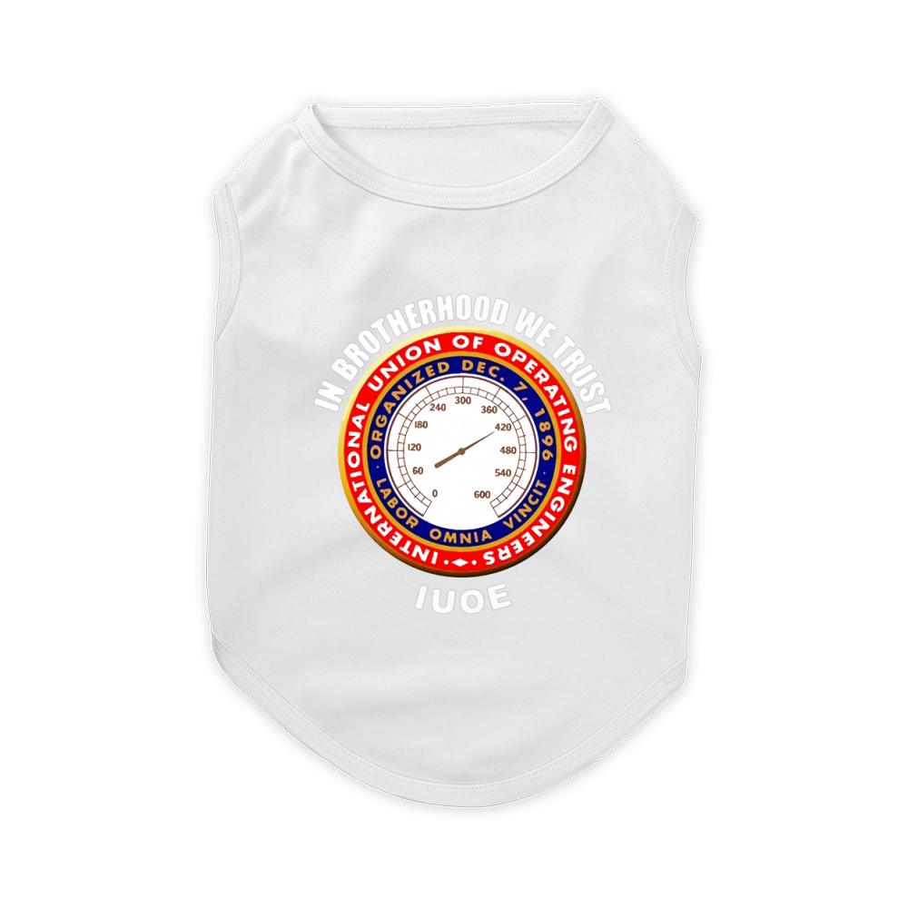 In brotherhood we trust iuoe international union of operating engineers logo - Unisex Long Sleeve Pet T-Shirt