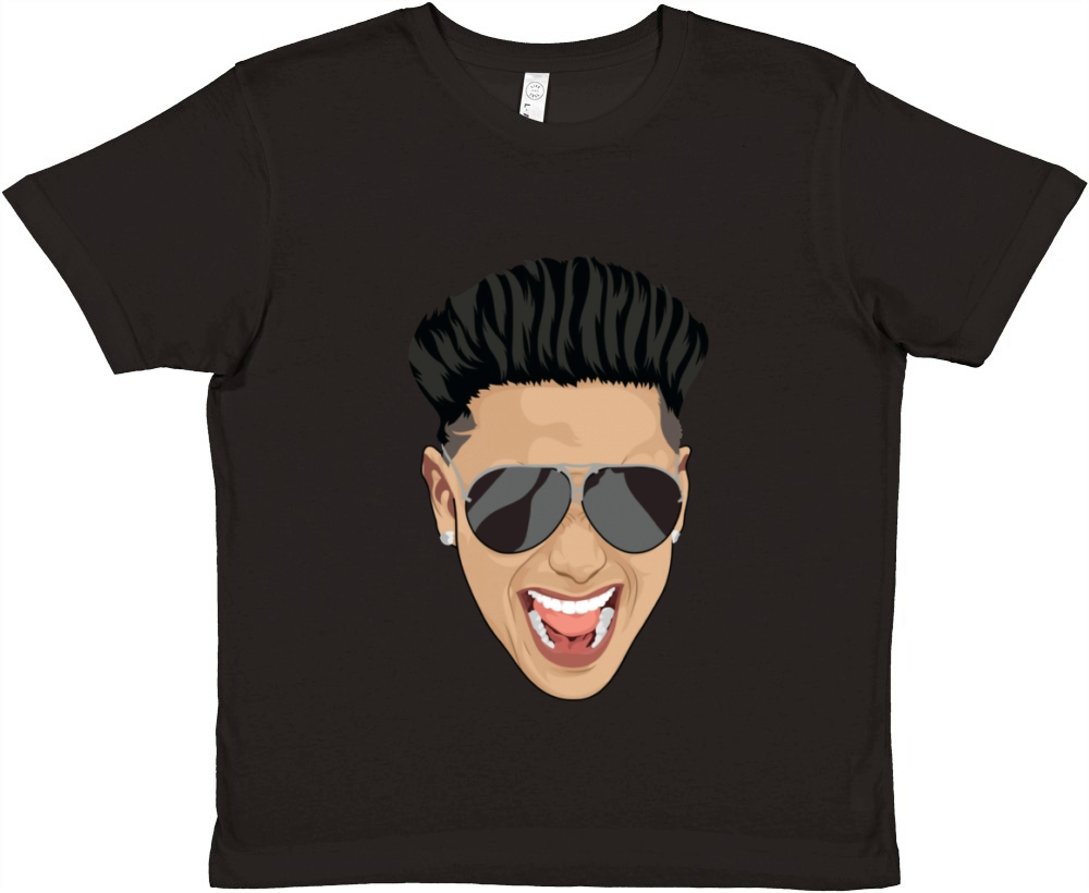 Dj Pauly D Face Premium Kids Crewneck T-shirt