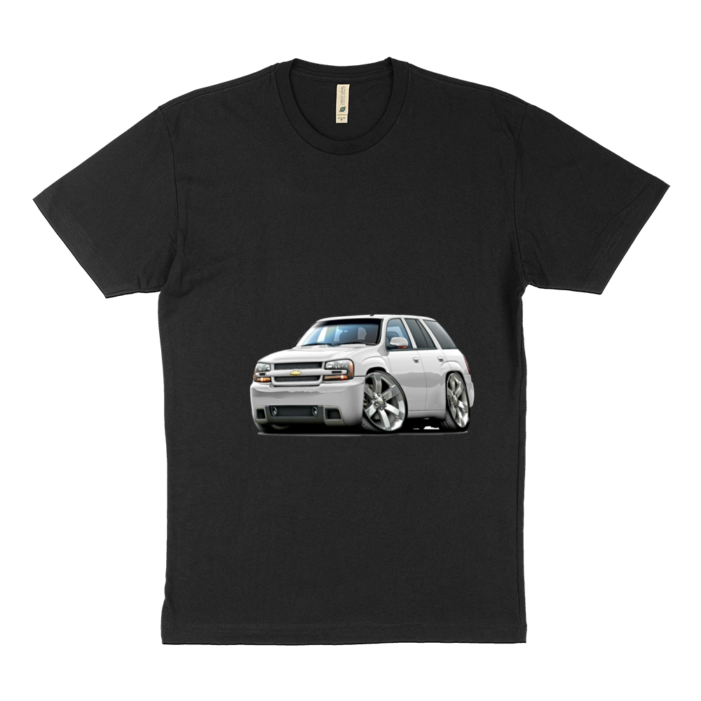 Chevy Trailblazer SS White Truck Sustainable T-Shirt