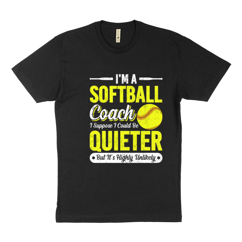 I'm a Softball Coach - Funny Softball Trainers Sustainable T-Shirt