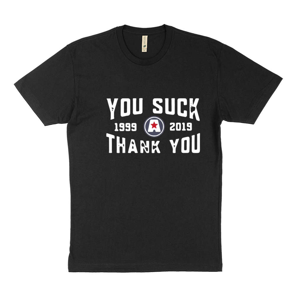Kurt Angle You Suck Thank You 1999-2019 shirt Sustainable T-Shirt