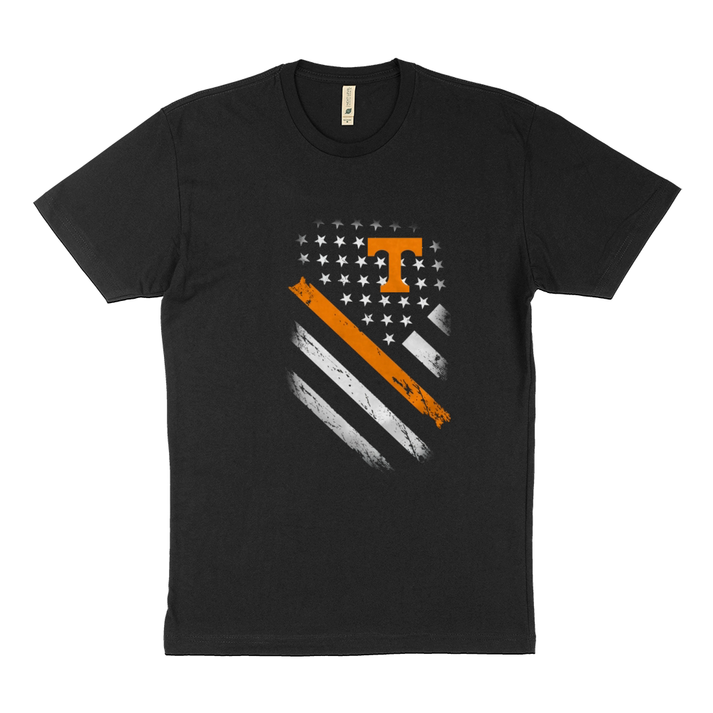 Tennessee Volunteers America Flag Sustainable T-Shirt