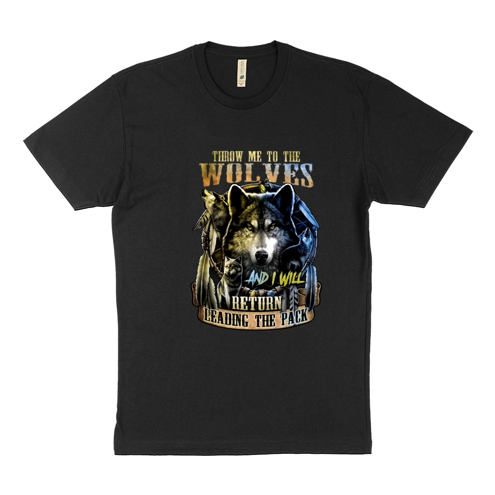Throw Me To The Wolves And I Will Return Leading The Pack Sustainable T-Shirt