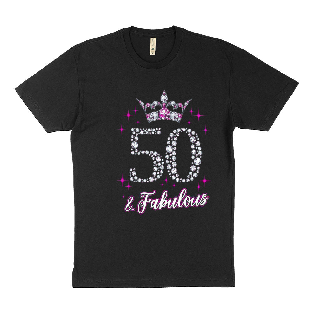 Womens 50 And Fabulous 1969 50Th Birthday Sustainable T-Shirt