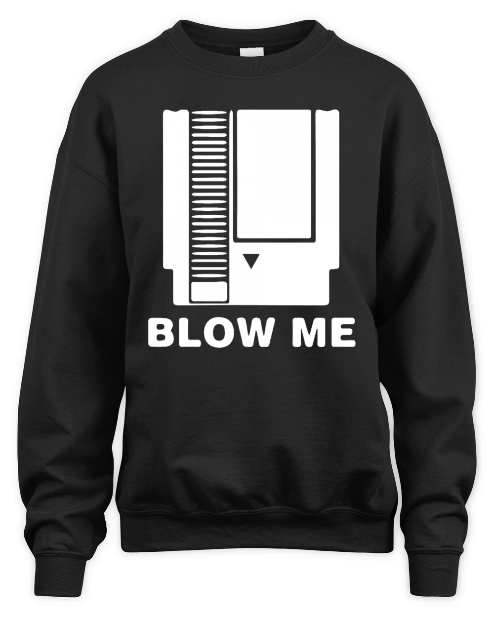 Blow Me Nintendo NES T-Shirt Unisex Premium Crewneck Sweatshirt