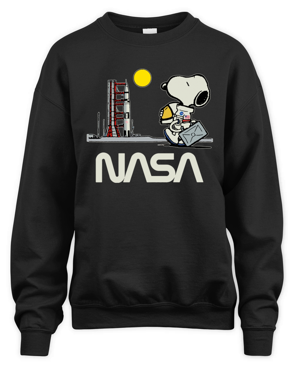 Nasa snoopy Unisex Premium Crewneck Sweatshirt