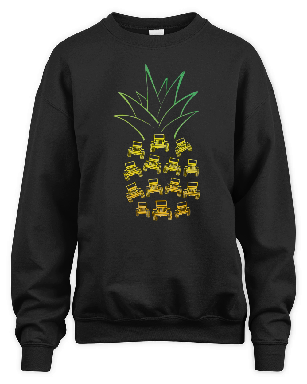 Pineapple Jeep shirt Unisex Premium Crewneck Sweatshirt