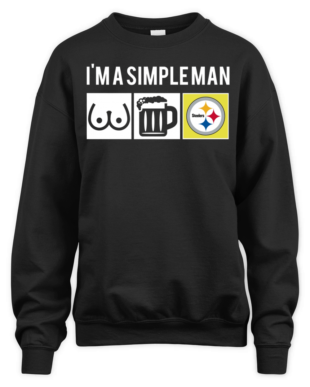 Simple Man Unisex Premium Crewneck Sweatshirt