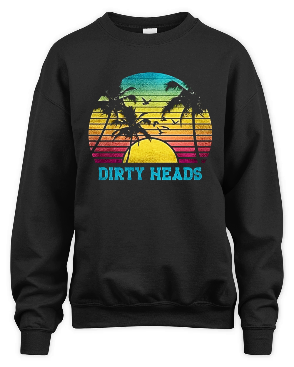 Sunset Dirty Heads Unisex Premium Crewneck Sweatshirt