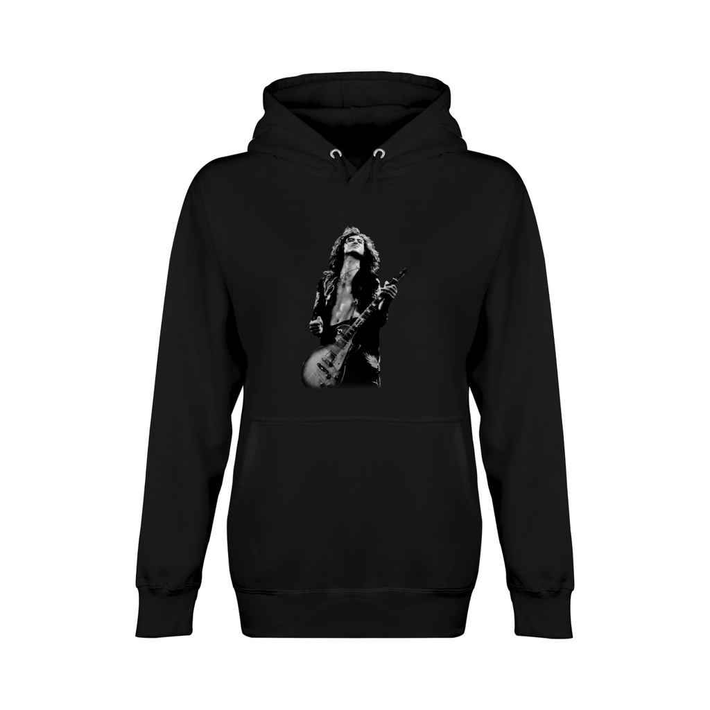 Jimmy Page play guitar shirt Unisex Premium Pullover Hoodie