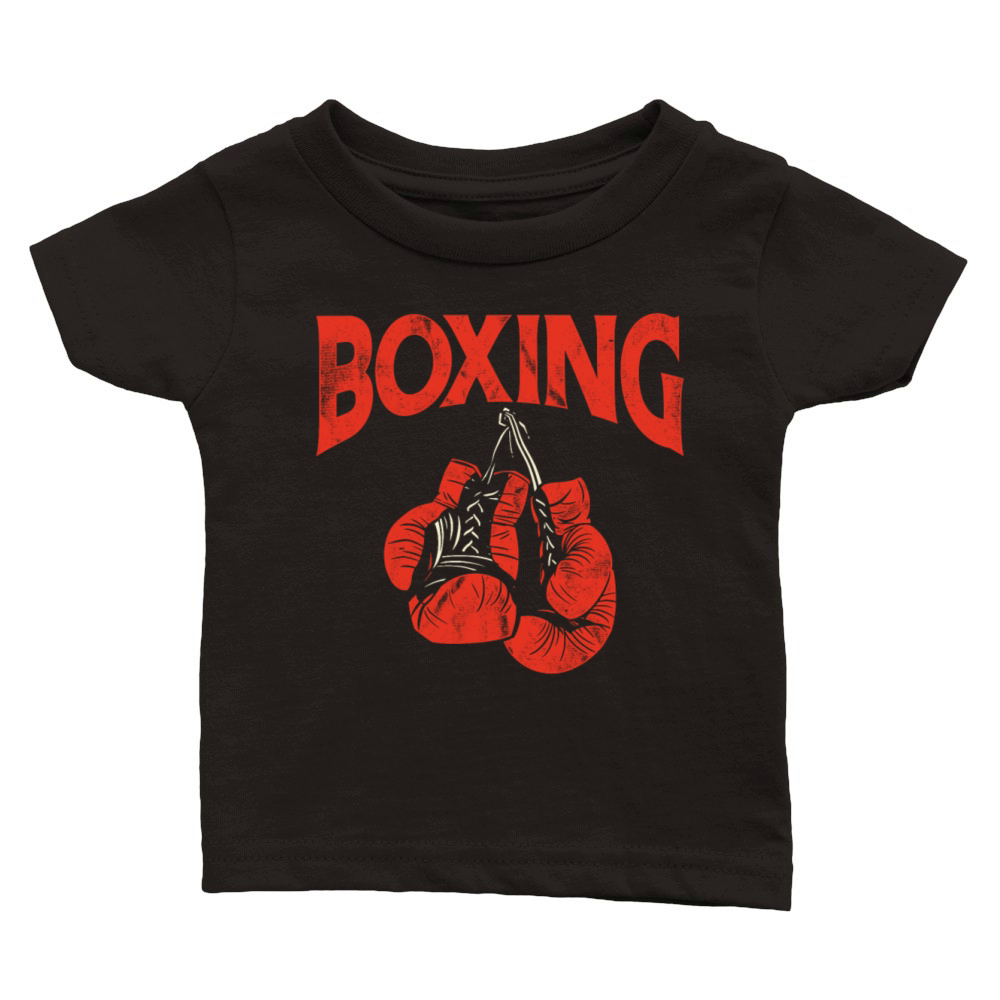 Boxing Gloves Vintage Boxing Classic Baby Crewneck T-shirt