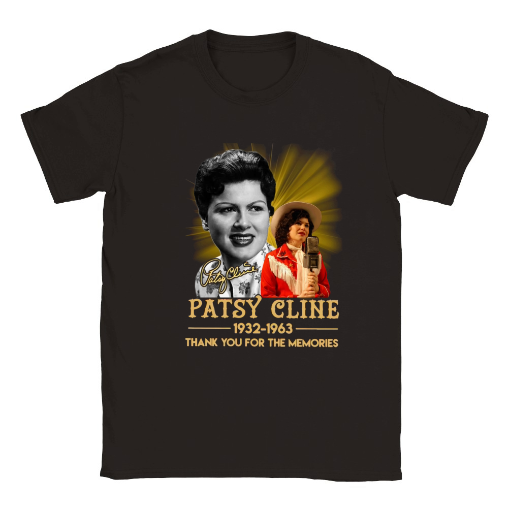 Patsy Cline 1932 1963 thank you for the memories signature Classic Kids Crewneck T-shirt