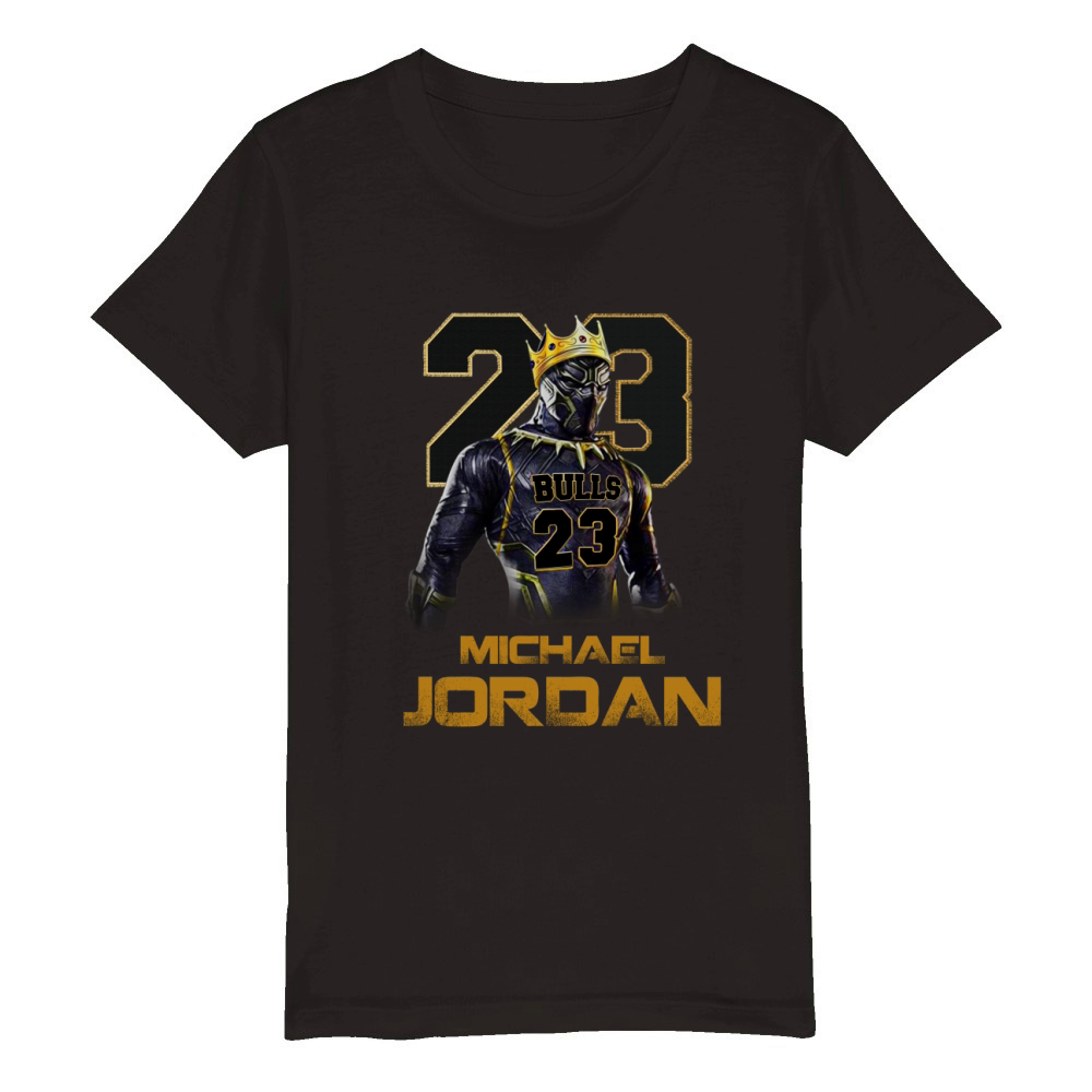 bulls 23 michael jordan Organic Kids Crewneck T-shirt