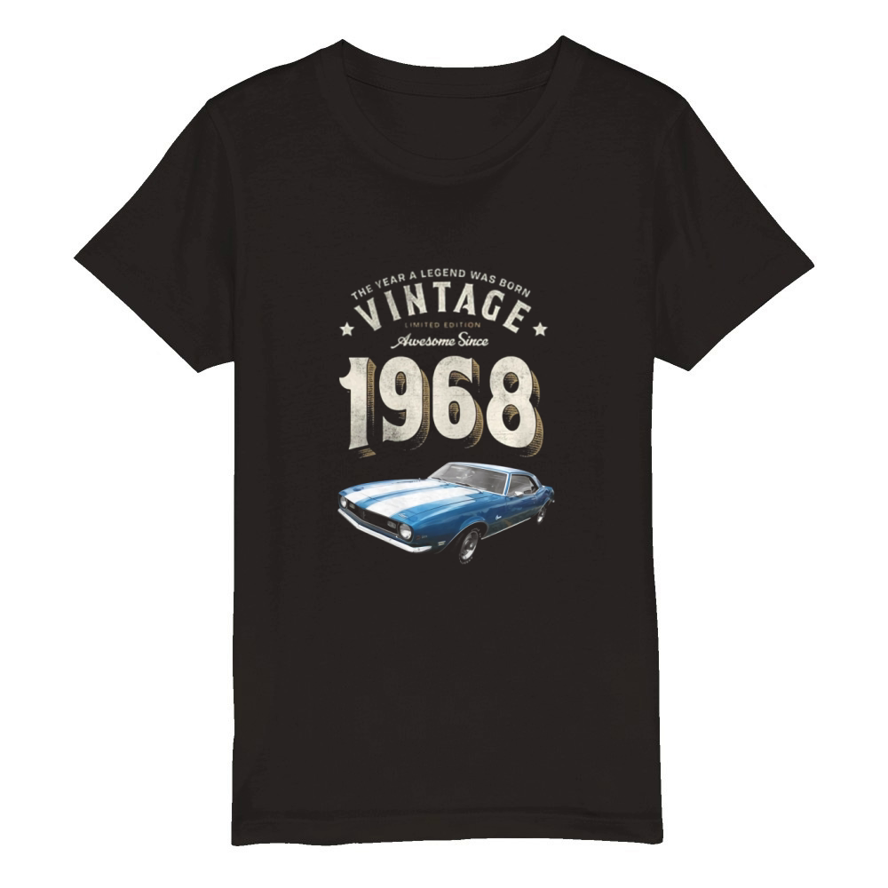VINTAGE CAMARO 1968 SHIRT Organic Kids Crewneck T-shirt