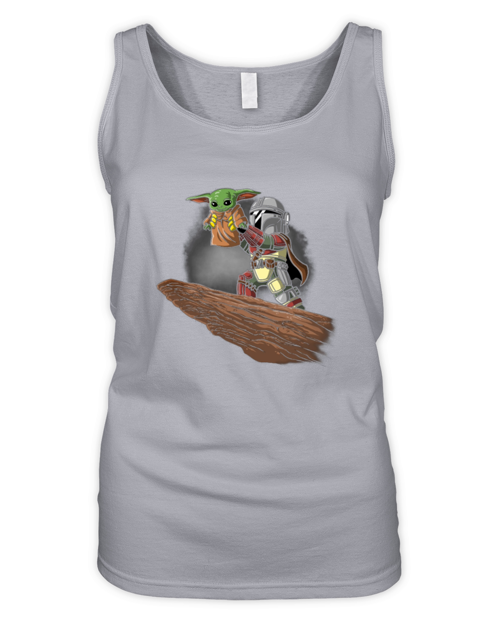 The Mandalorian Boba Fett And Baby Yoda sweater Organic Women's Tank Top