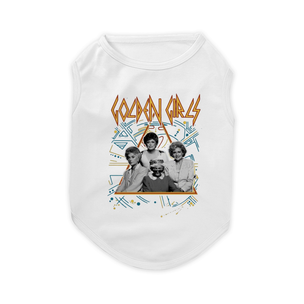 Def Leppard Golden Girls Pet T-Shirt