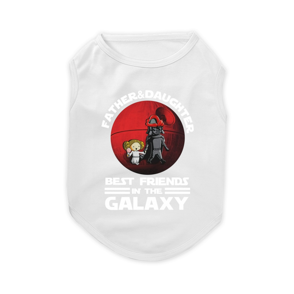 Father and daughter best friends in the galaxy Pet T-Shirt