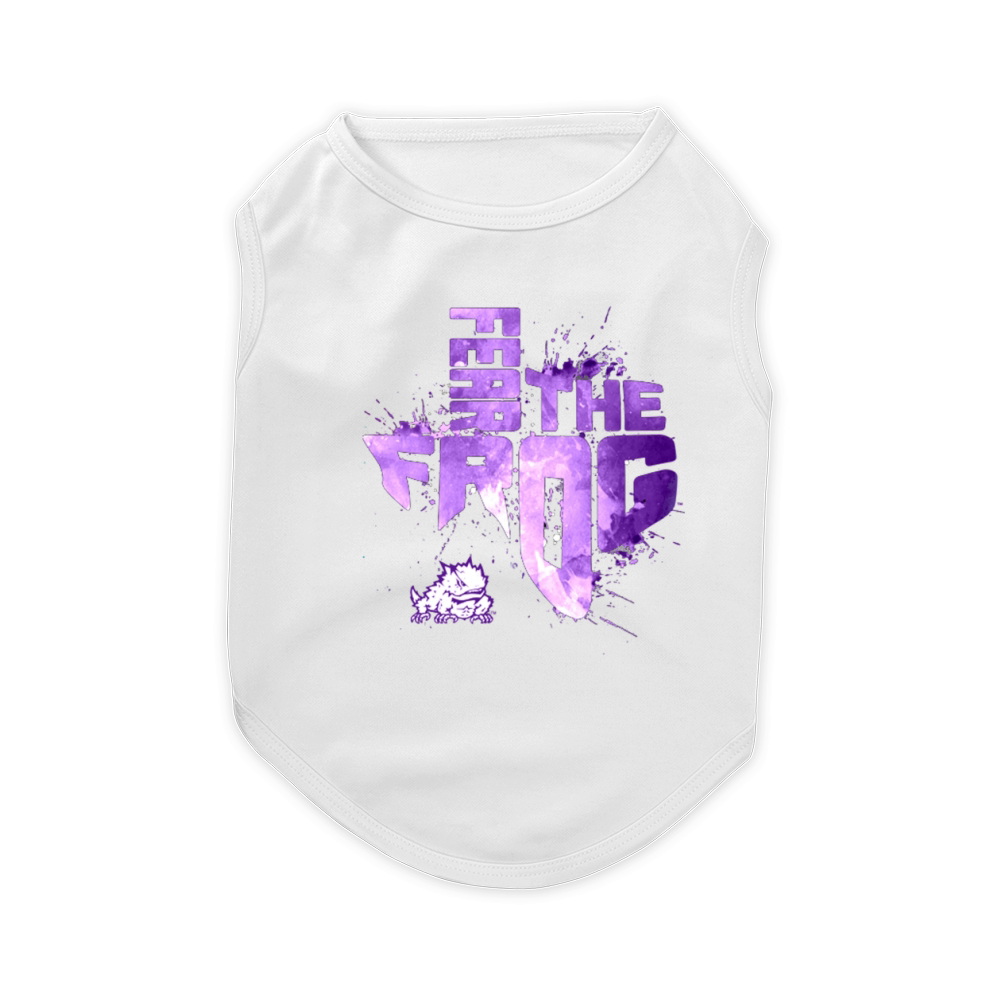 Fear the TCU Horned Frogs Pet T-Shirt