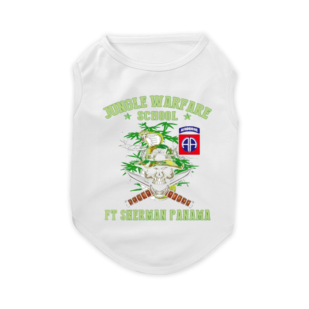 Jungle Warfare school Ft Sherman Panama Pet T-Shirt