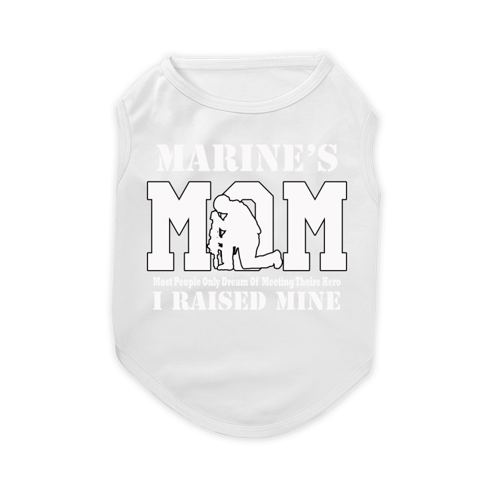 Marines mom Pet T-Shirt