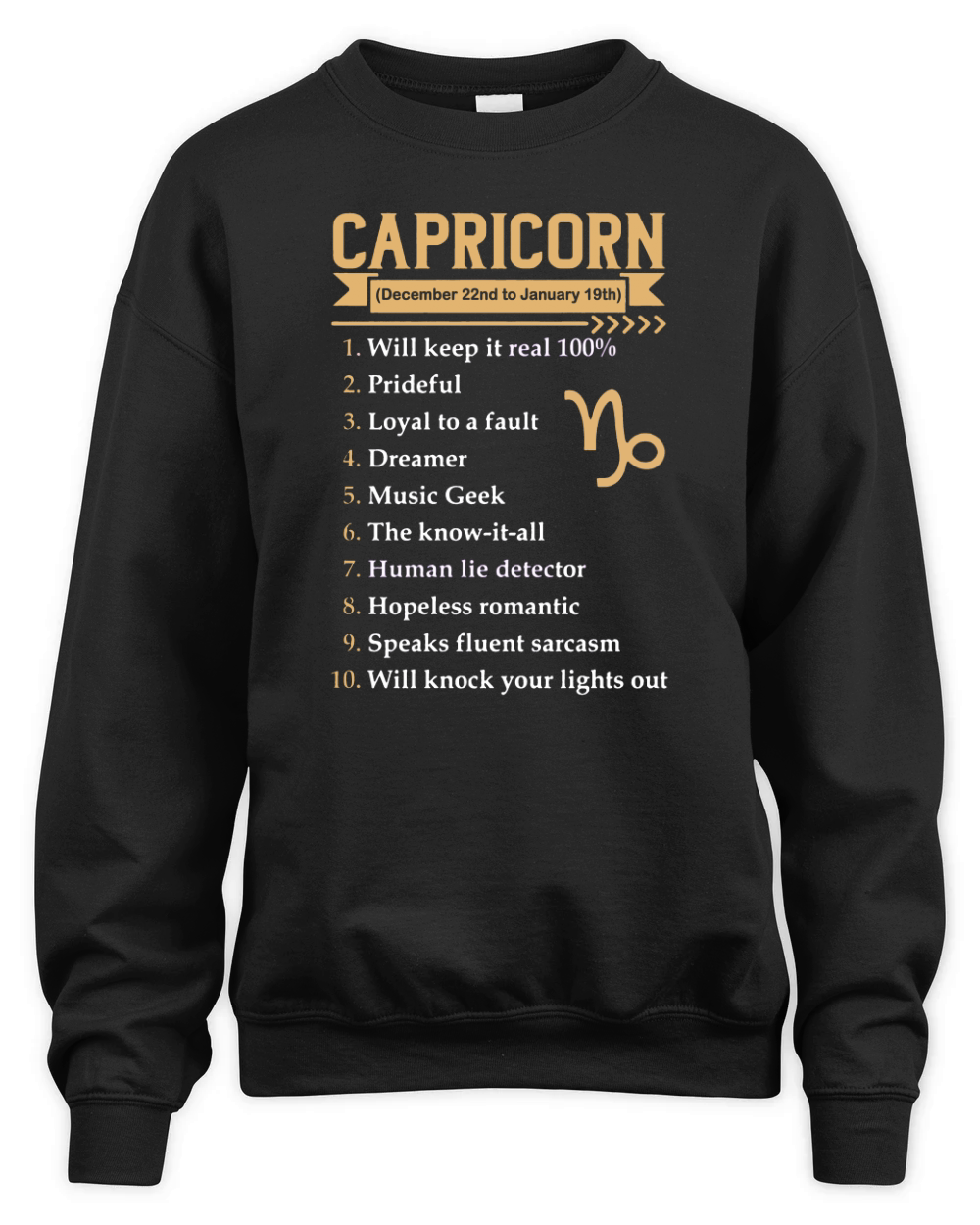 CAPRICORN Unisex Premium Crewneck Sweatshirt