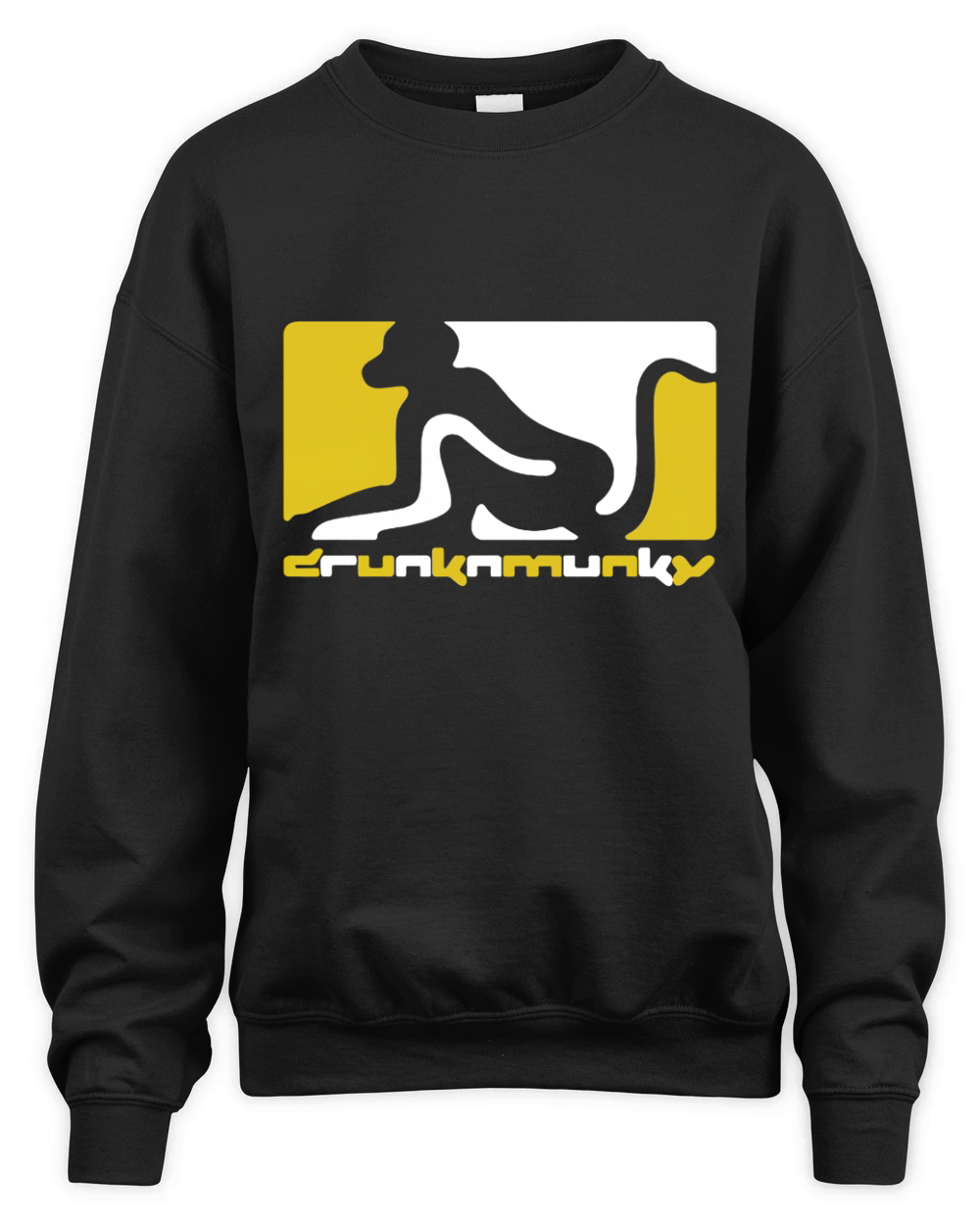 Drunk n Monkey T-Shirt Unisex Premium Crewneck Sweatshirt