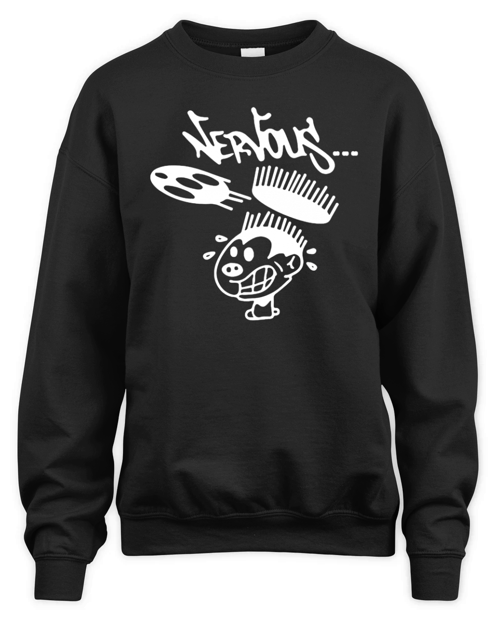 NERVOUS RECORDS T-Shirt Unisex Premium Crewneck Sweatshirt