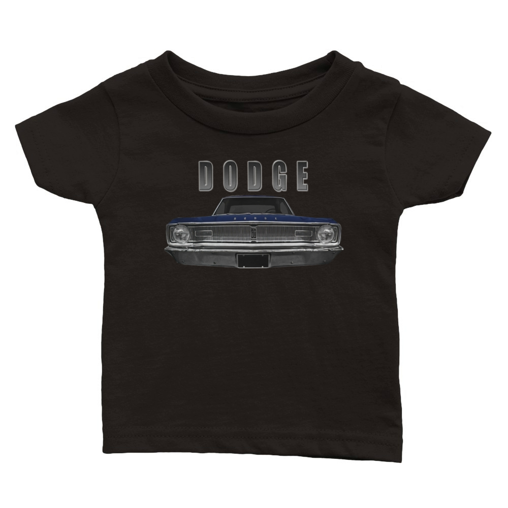 1967 Dodge Dart Front Darkblue Classic Baby Crewneck T-shirt