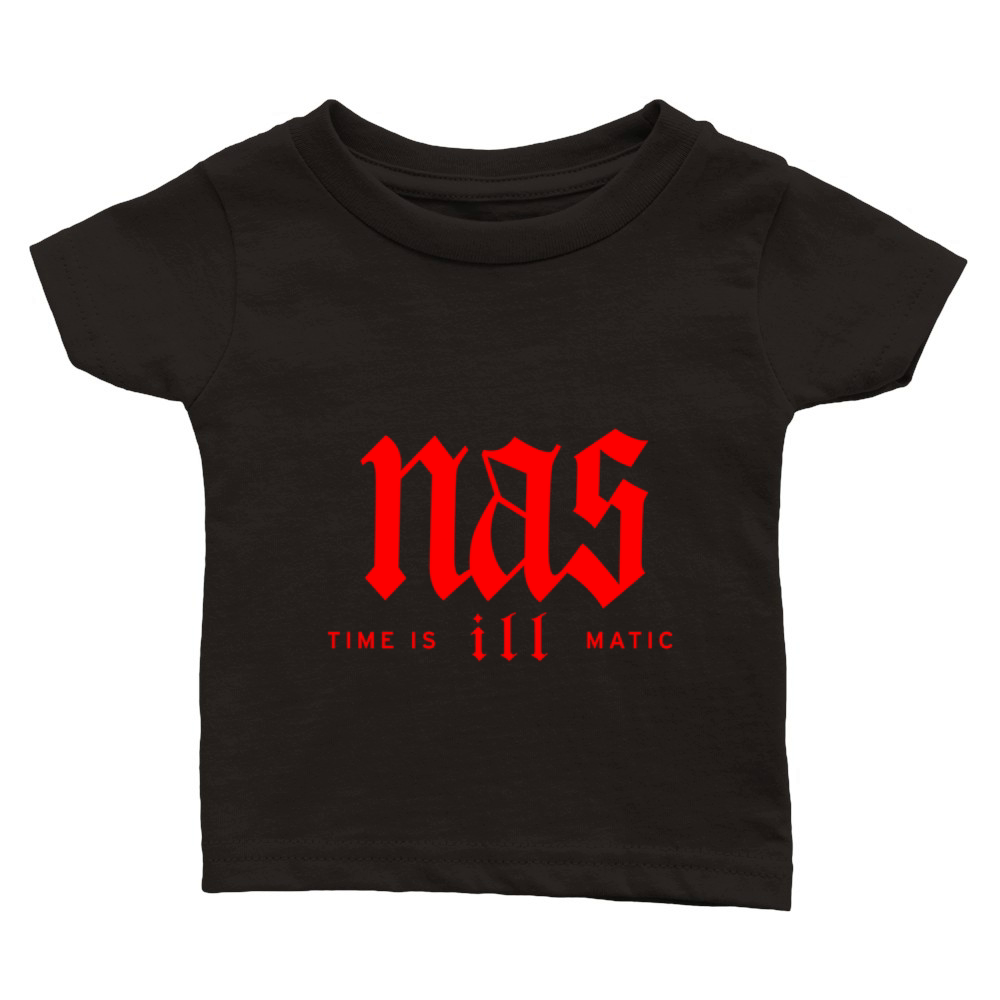 Nas Time is ill Matic Classic Baby Crewneck T-shirt