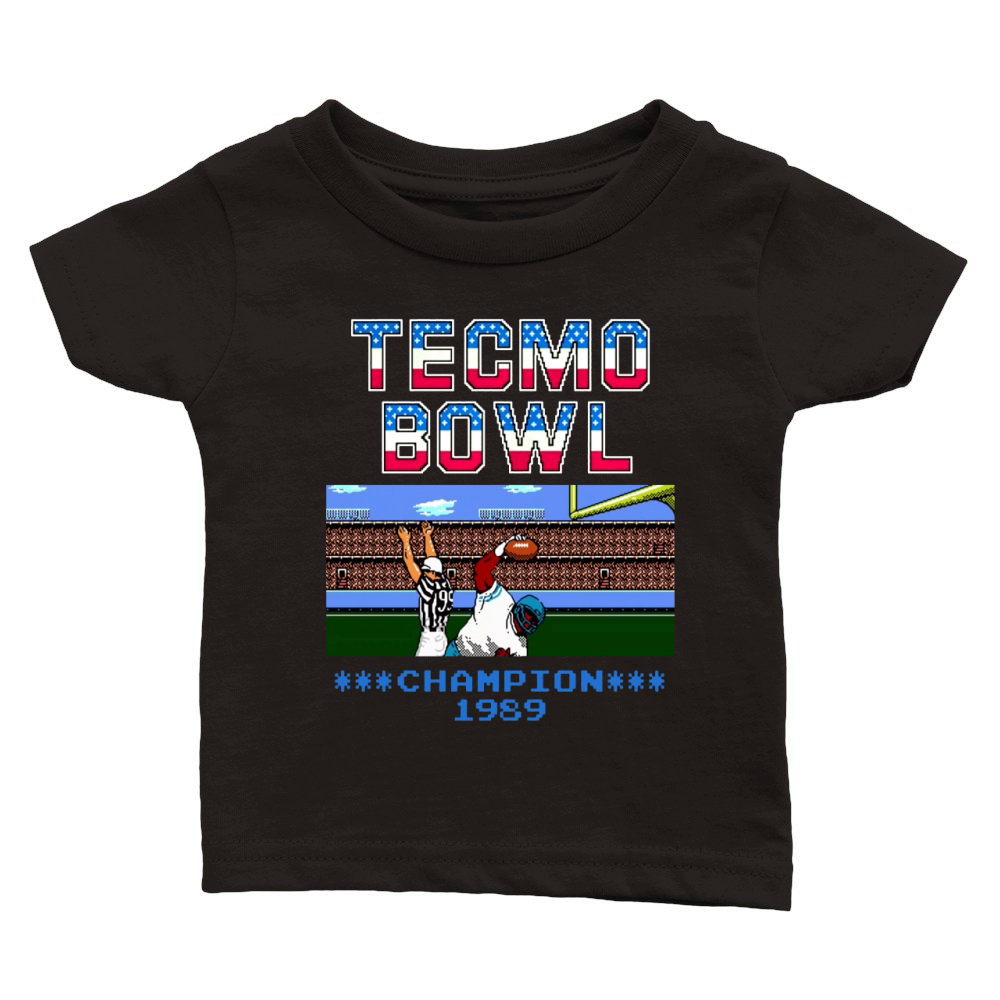 Tecmo Bowl Champion 1989 Classic Baby Crewneck T-shirt