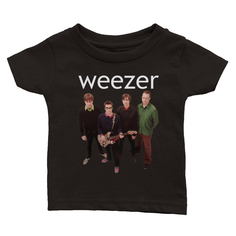 Weezer Green Album Teeshirt Classic Baby Crewneck T-shirt