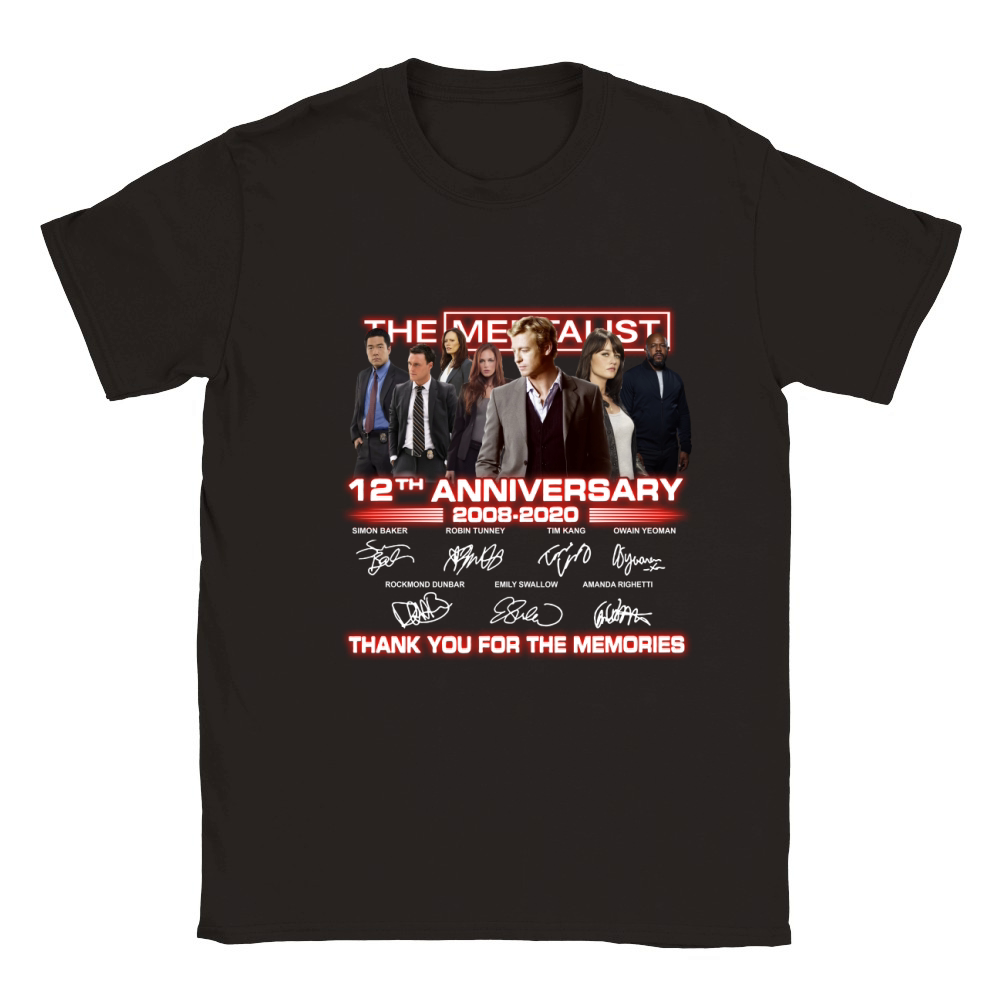 The Mentalist 12th anniversary thank you for the memories signatures Classic Kids Crewneck T-shirt