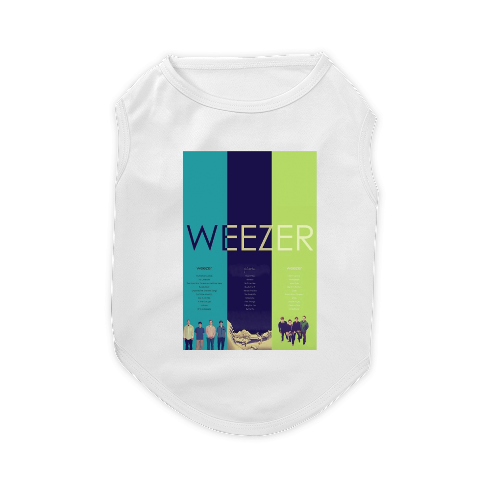 Blue To Green Weezer's First 3 Albums Pet T-Shirt