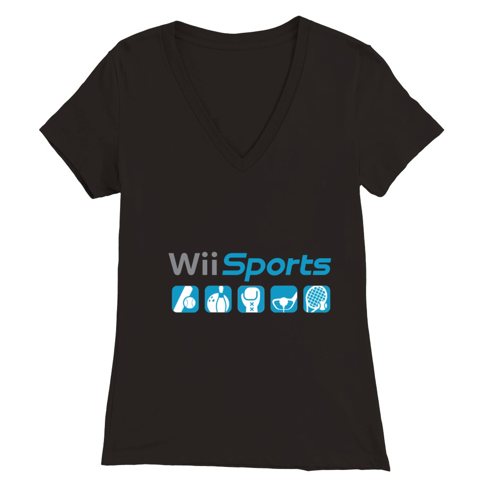 Wii Sports Remaster TShirt Premium Womens V-Neck T-shirt