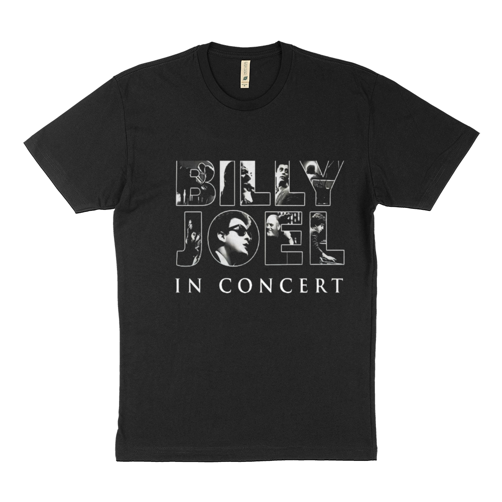Billy Joel  In Concert TShirt Sustainable T-Shirt