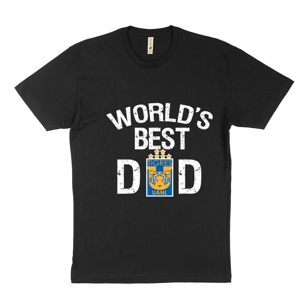 FC Tigres UANL Mexico World's Best Dad Father's Day Gift Sustainable T-Shirt