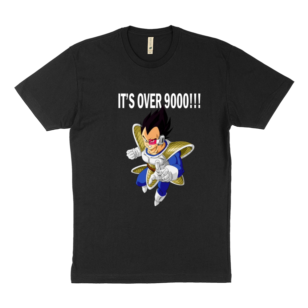 It Is Over 9000 Vegeta Sustainable T-Shirt