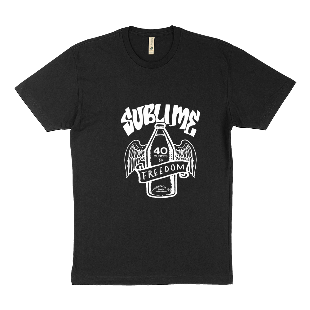 Sublime T Shirt 40 Oz To Freedom Tee Shirt Graphic Sustainable T-Shirt