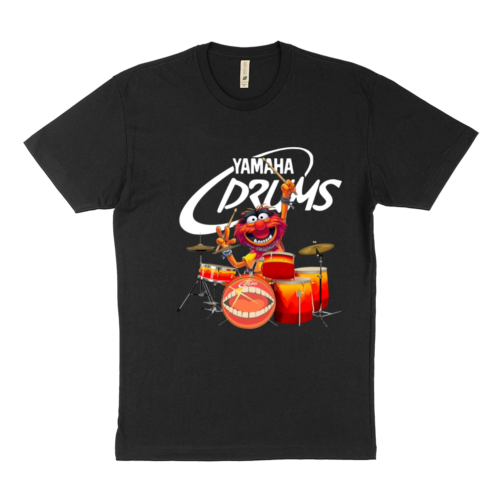 The Muppet Show Animal Playing Yamaha Drums Shirtc Sustainable T-Shirt