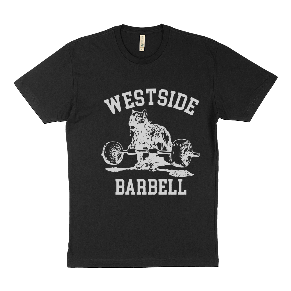 Westside barbell gym weight lifting exercise fitness shirt Sustainable T-Shirt