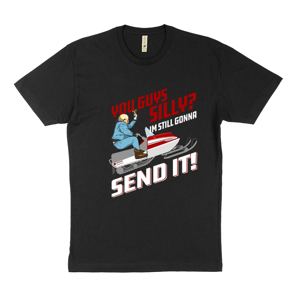 You Guys Silly I'm Still Gonna Send It(Larry Enticer shirt) Sustainable T-Shirt