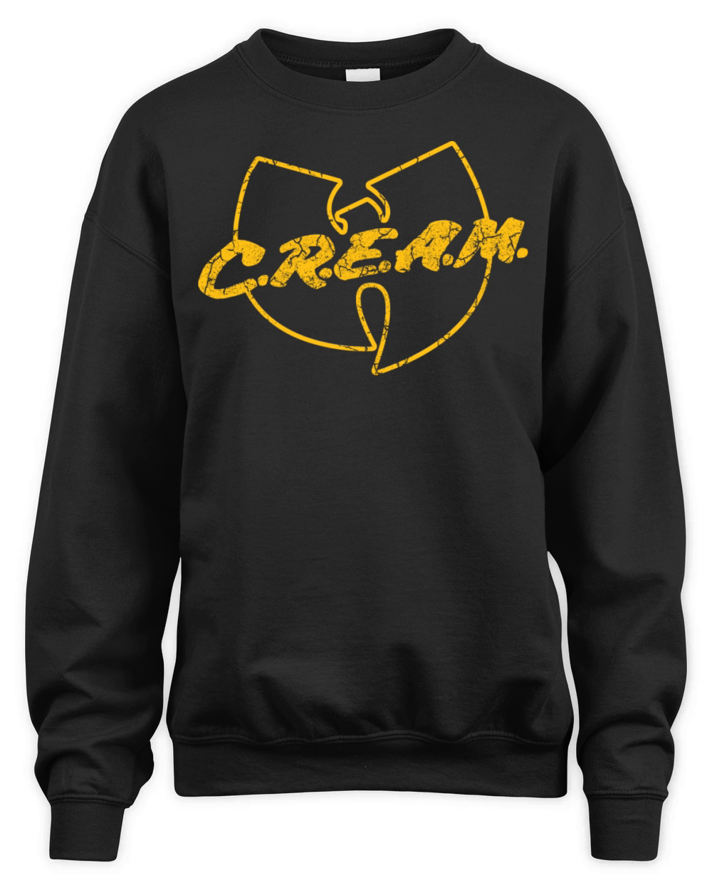 cream wutang yellow Unisex Premium Crewneck Sweatshirt