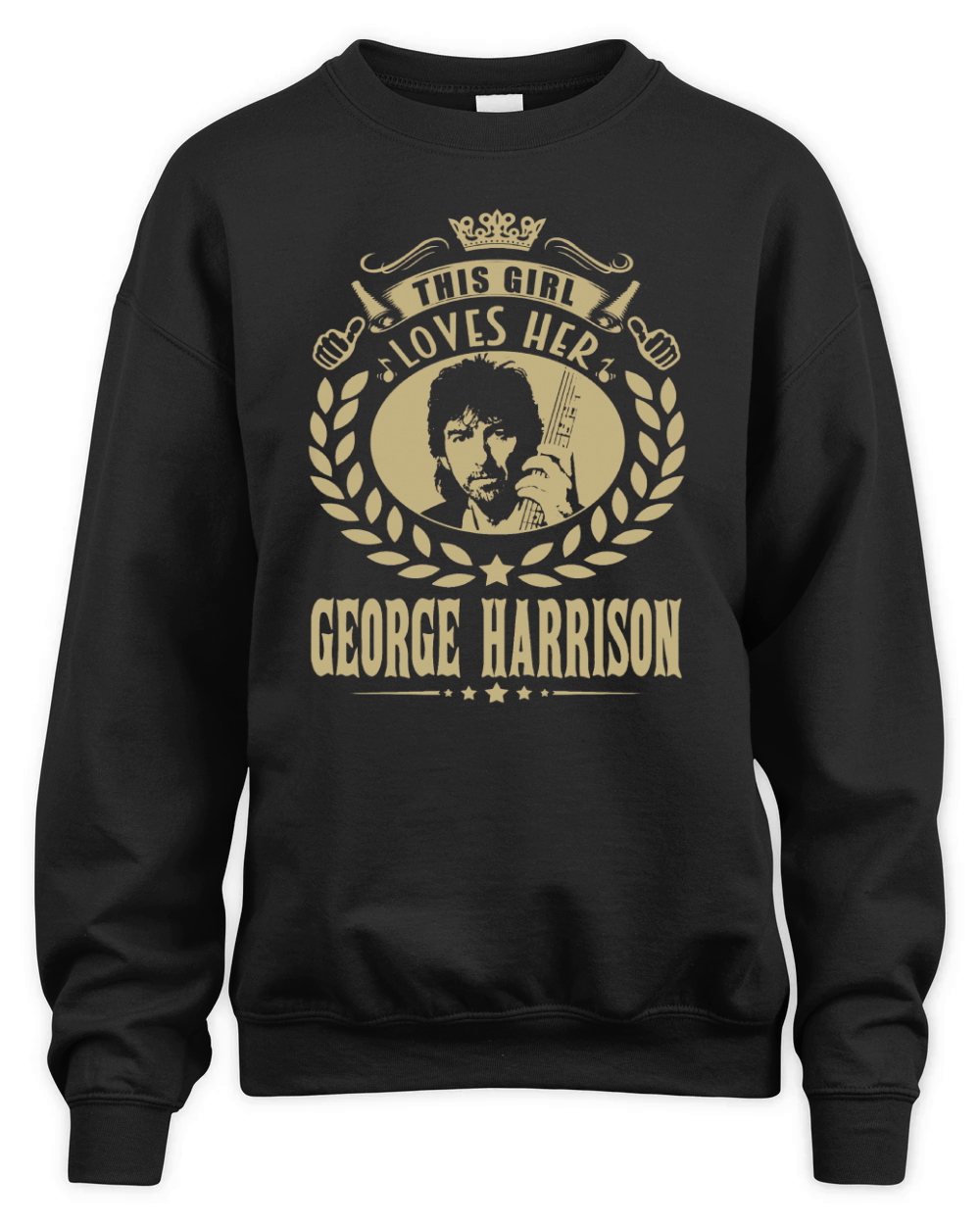 This Girl Loves Her george harrison TShirt Unisex Premium Crewneck Sweatshirt