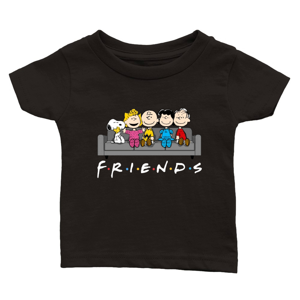 Peanuts Snoopy Friends Classic Baby Crewneck T-shirt