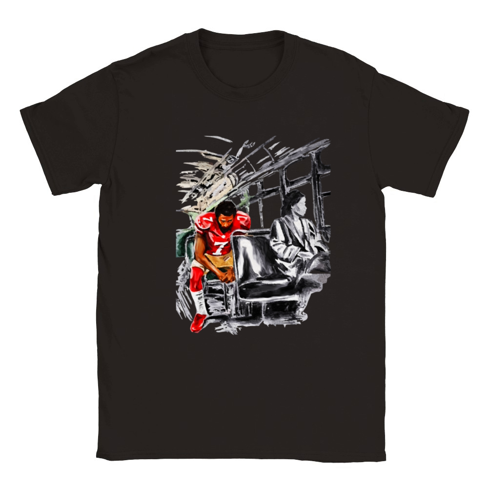 COLIN KAEPERNICK ROSA PARKS - STAND BY SITTING T-SHIRT Classic Kids Crewneck T-shirt