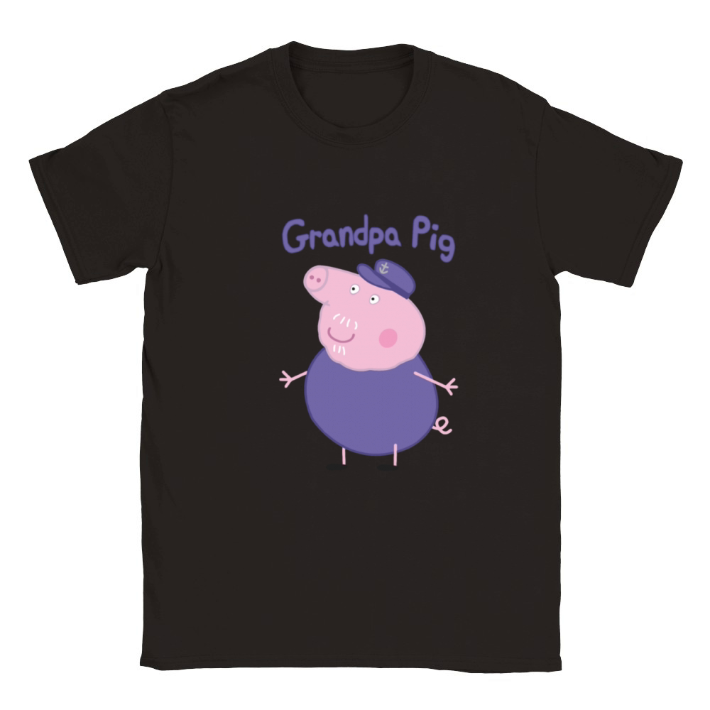 grandpa pig shirt Classic Kids Crewneck T-shirt