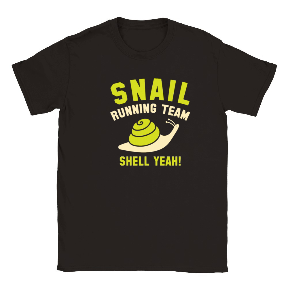 Snail Running Team Classic Kids Crewneck T-shirt