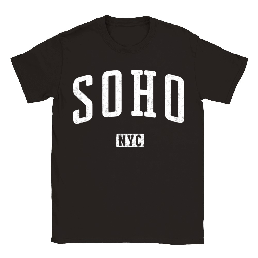 SoHo New York City Vintage Classic Kids Crewneck T-shirt