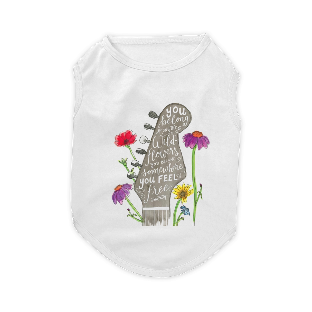 Tom Petty wild flowers Pet T-Shirt